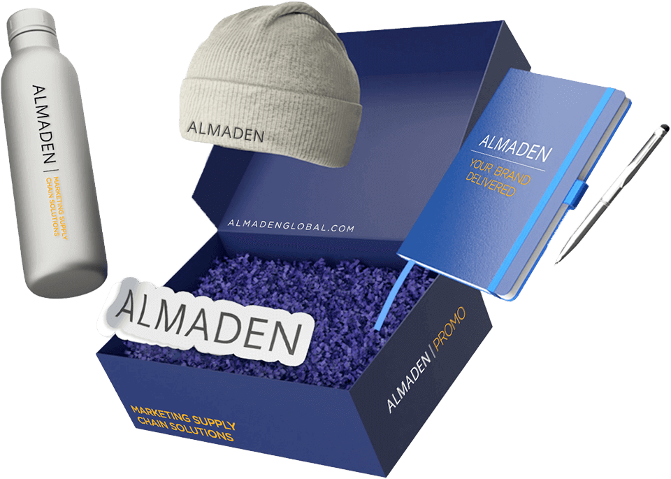 Customize quality swag with Almaden Promotional Products.